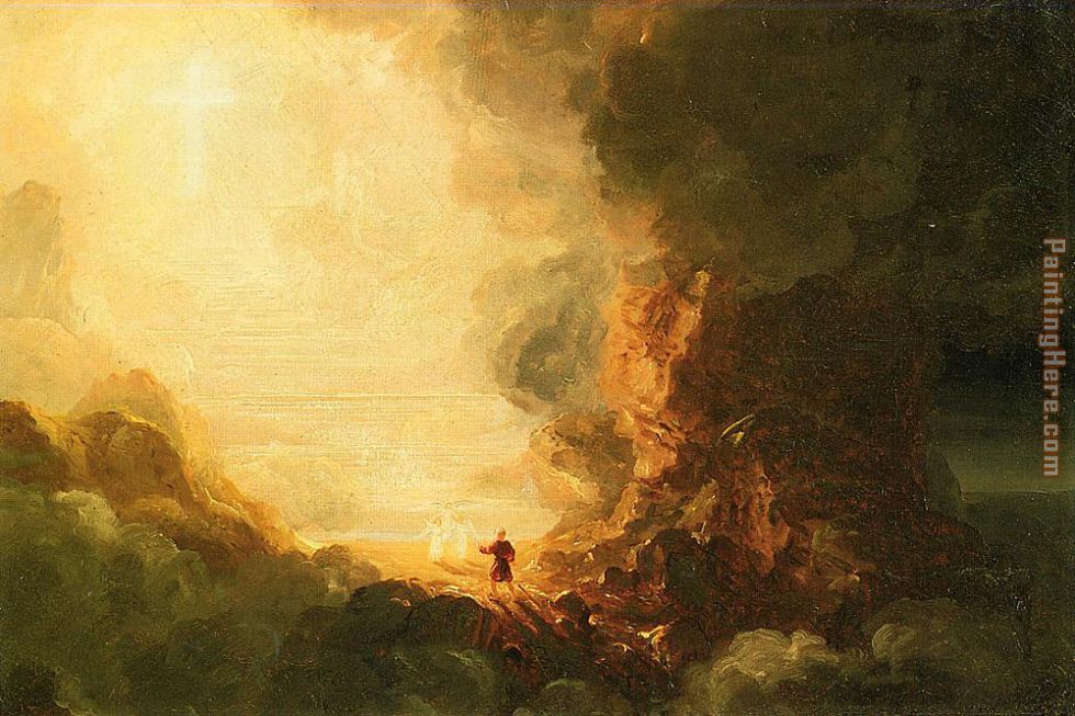 980x653 Thomas Cole The Pilgrim Of The Cross - End Of The World Painting