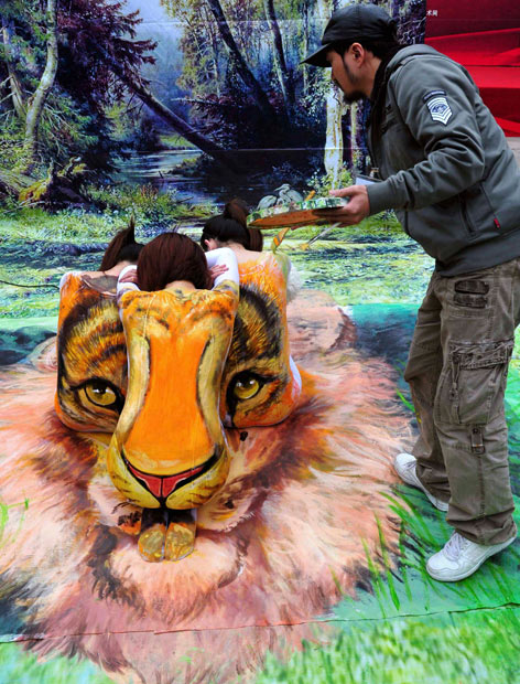 472x620 Pictures Of The Day 3 January 2012 - Endangered Animals Painting