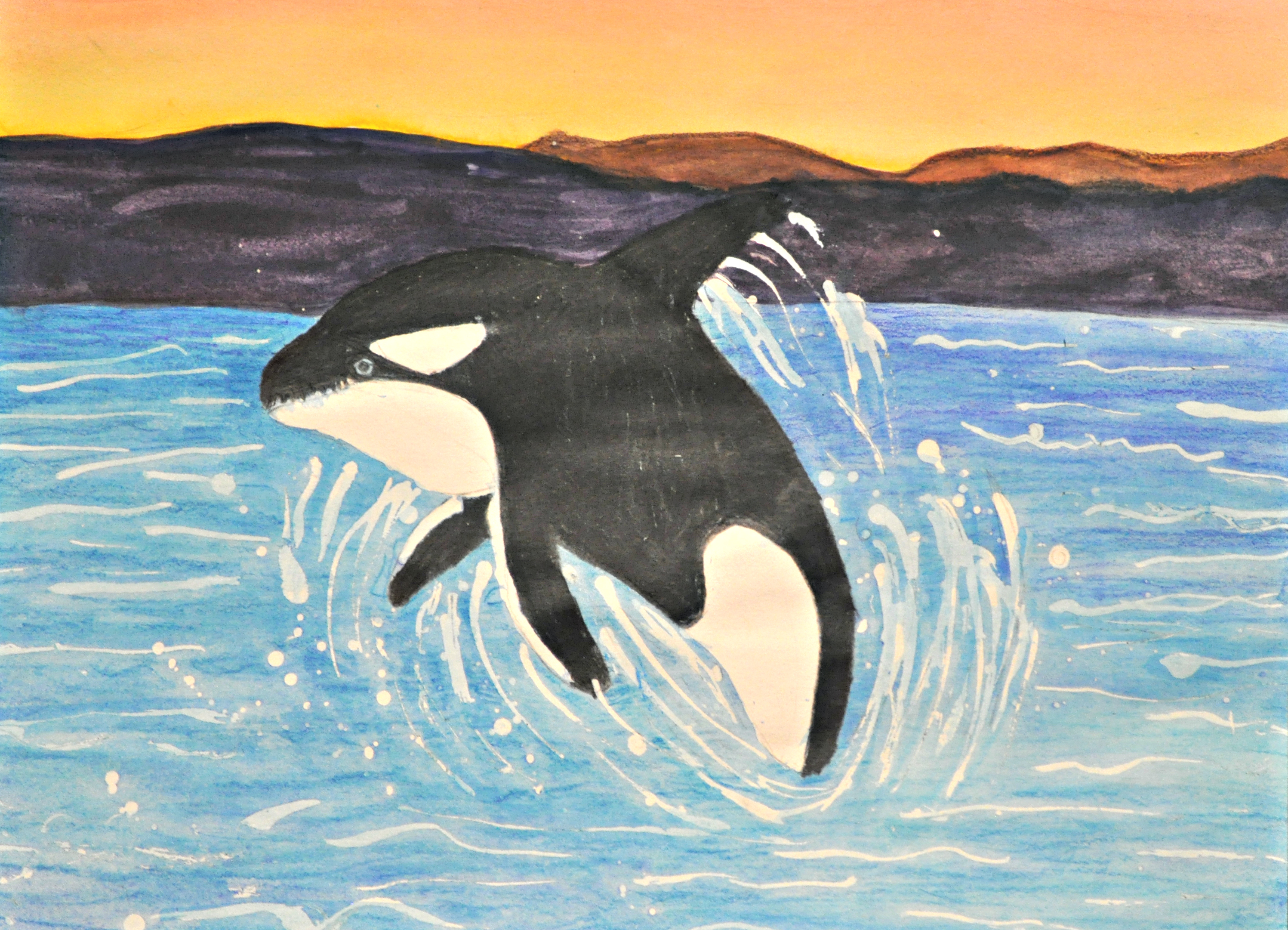 2994x2161 Youth Art Contest - Endangered Animals Painting