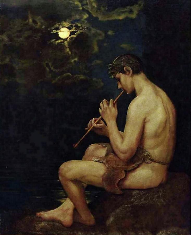 733x900 Endymion Painting By Hans Thoma - Endymion Painting