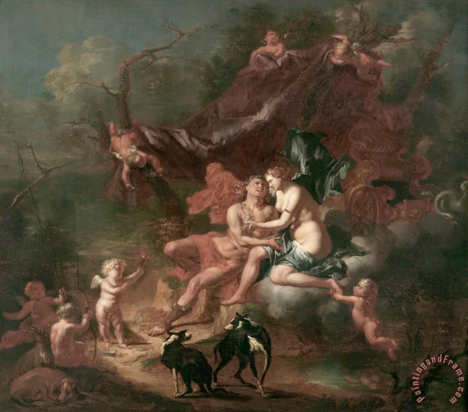 960x846 Gerard De Lairesse Luna And Endymion Painting - Endymion Painting