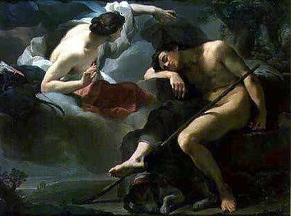 420x312 Titans And Zeus - Endymion Painting