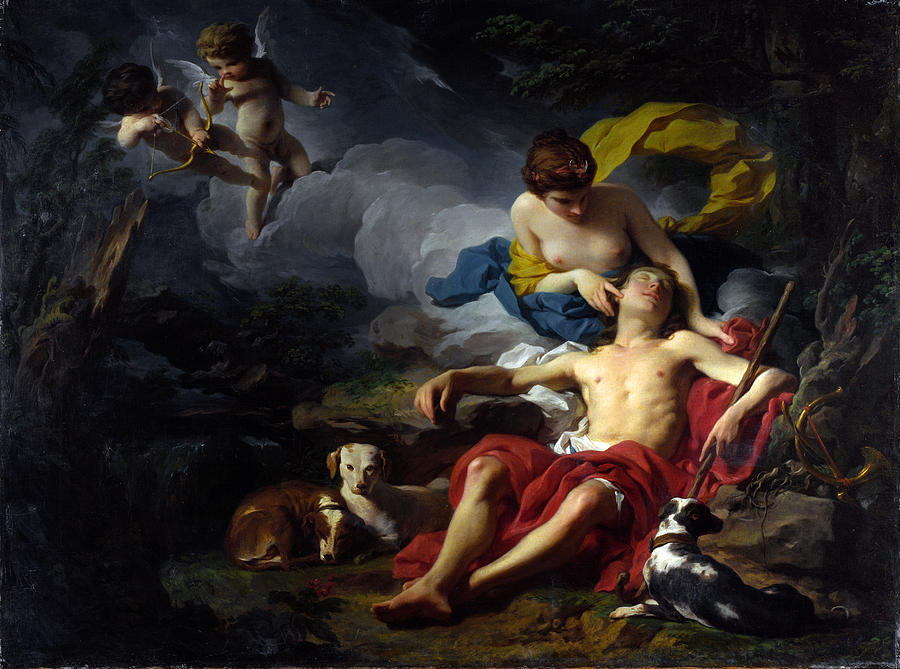 900x669 Diana And Endymion Painting By Pierre Subleyras - Endymion Painting