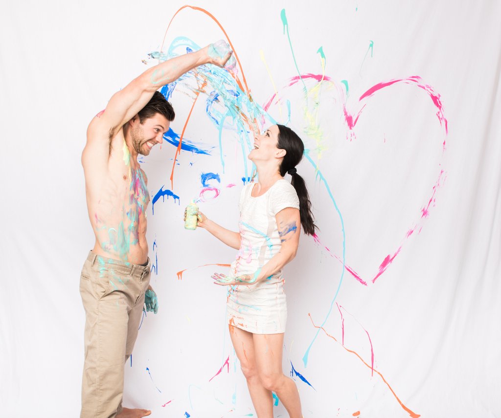 1024x855 Painting Engagement Photos Popsugar Love Amp Sex Photo 23 - Engagement Painting