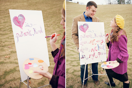 550x367 Real Engagement No2 Bubbles, Painting And The Outdoors - Engagement Painting