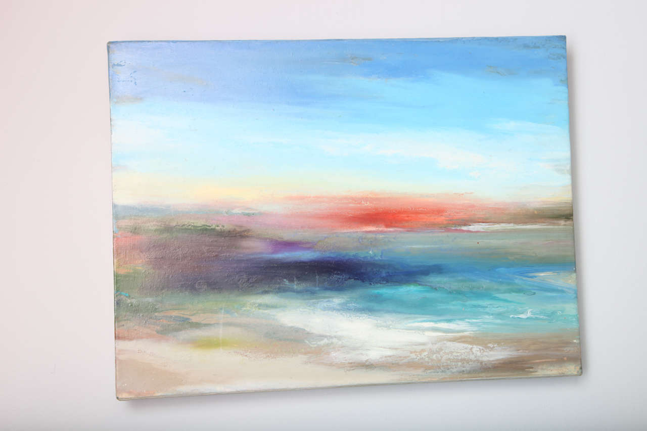1280x853 Ocean Beach Landscapes I Painting By William Engel - Engel Painting