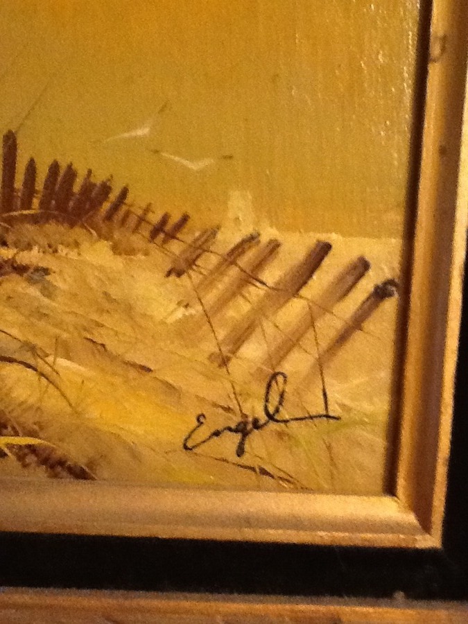 675x900 Engel Seascape On Wood Panel. Any Information Pablo Picasso Club - Engel Painting