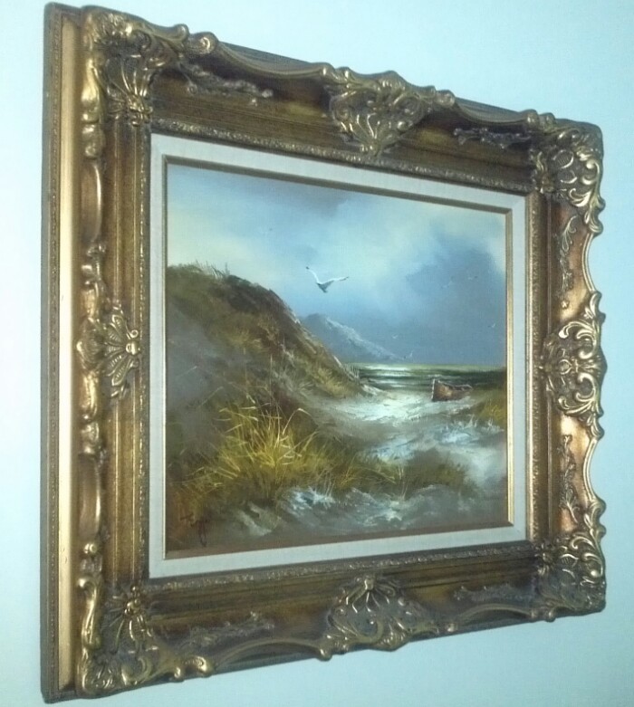 700x781 Engel Seascape Painting Pablo Picasso Club - Engel Painting