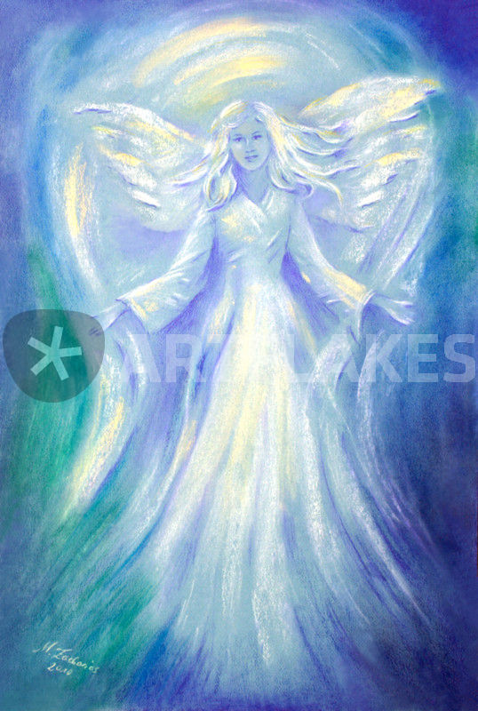 538x800 Engel Der Liebe - Engel Painting