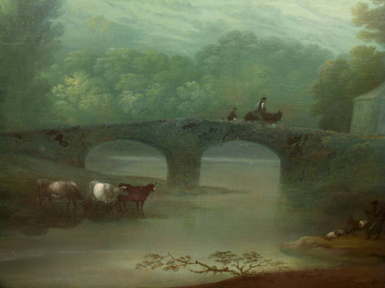 1280x960 Late Summer English Landscape Painting By The Circle Of Thomas - English Landscape Painting