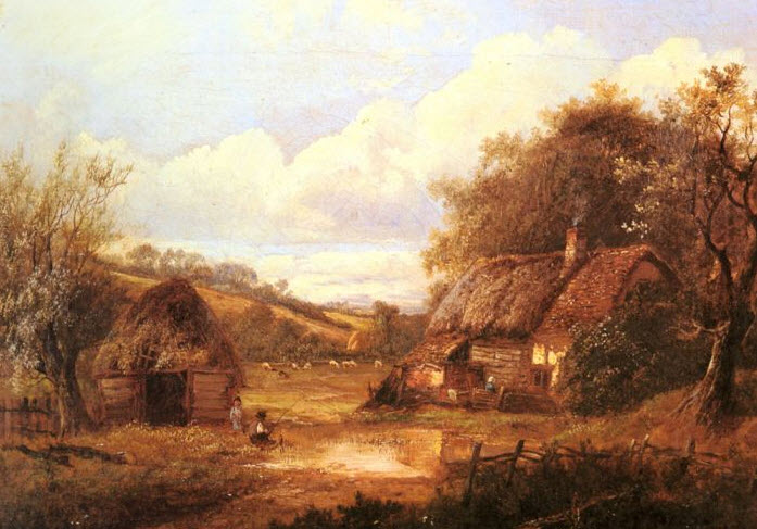 697x487 The Evolution Of Painting Landscapes. - English Landscape Painting