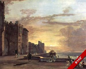 300x240 Windsor Castle At Sunset English Landscape Painting British Art - English Landscape Painting