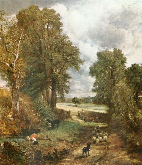 468x546 British Paintings Did Constable Fake A Pastoral Scene In One - English Pastoral Painting