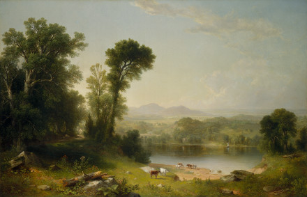 440x283 Pastoral Landscape - English Pastoral Painting