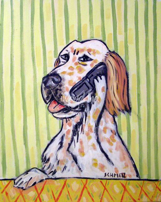 517x650 Stunning English Setter Painting Reproductions For Sale On Fine - English Setter Painting