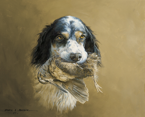 500x404 Wildlife Art Prints Plus Original Paintings With A Wide Selection - English Setter Painting