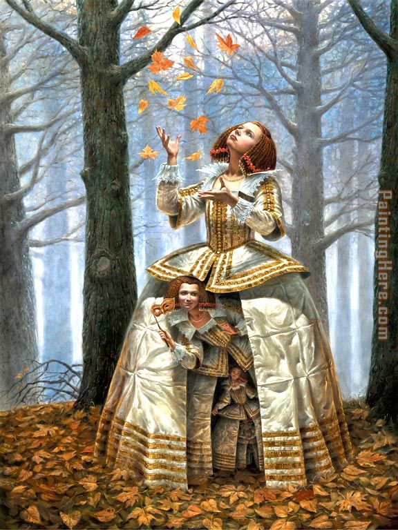 576x768 Michael Cheval Enigma Of Generations Painting Anysize 50% Off - Enigma Painting
