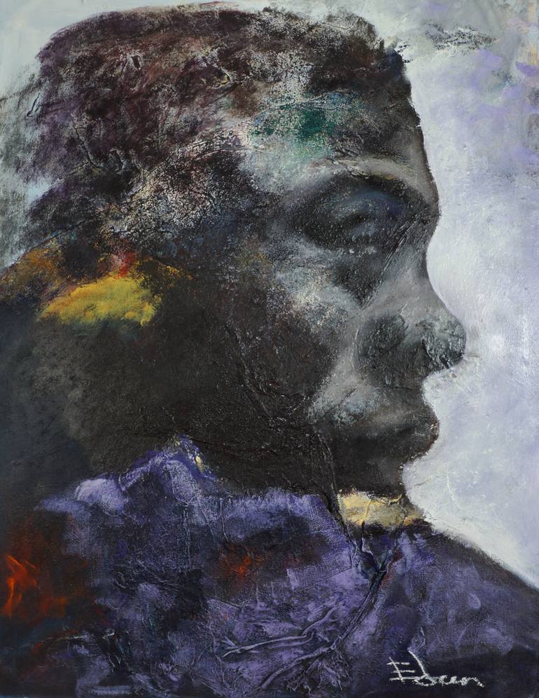 770x996 Saatchi Art Enigma Painting By Temi Wynston Edun - Enigma Painting