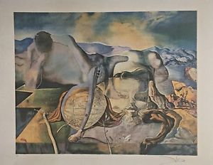 300x232 Salvador Dali Enigma Sin Fin Facsimile Hand Signed Print - Enigma Painting
