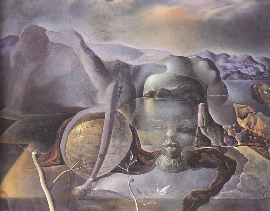 900x706 The Endless Enigma, 1938 By Salvador Dali - Enigma Painting