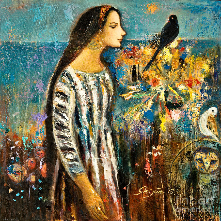 898x900 Enlightenment Painting By Shijun Munns - Enlightenment Painting