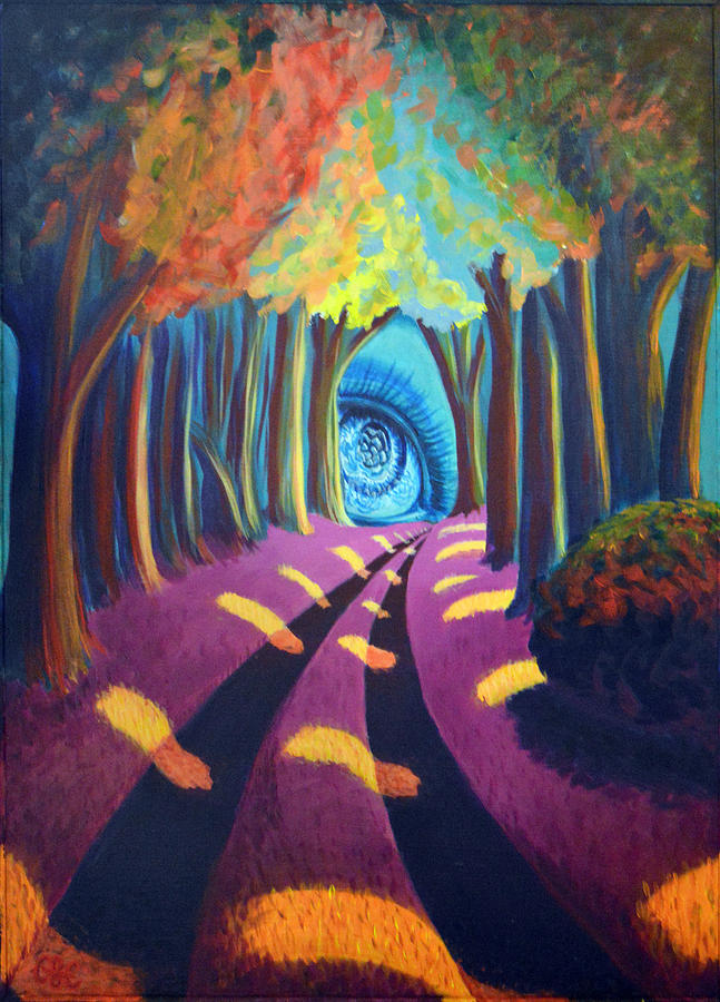 647x900 The Road To Enlightenment Painting By Casey L Carter - Enlightenment Painting