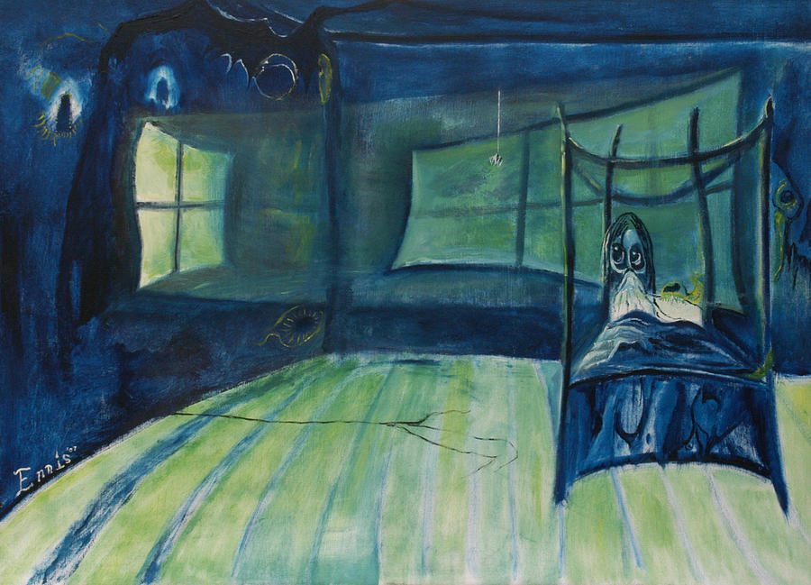 900x649 The Nightmare Painting By Christophe Ennis - Ennis Painting