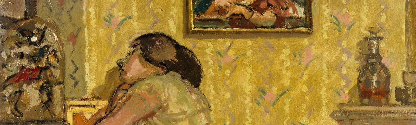 1728x520 Professor Dame Hermione Lee, Ennui By Walter Richard Sickert - Ennui Painting