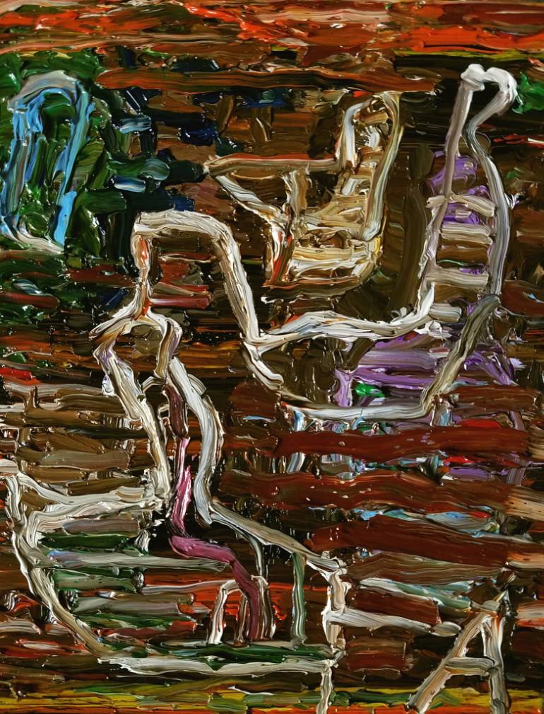 770x1009 Saatchi Art Phoenicians In Ennui Painting By Shelton Walsmith - Ennui Painting