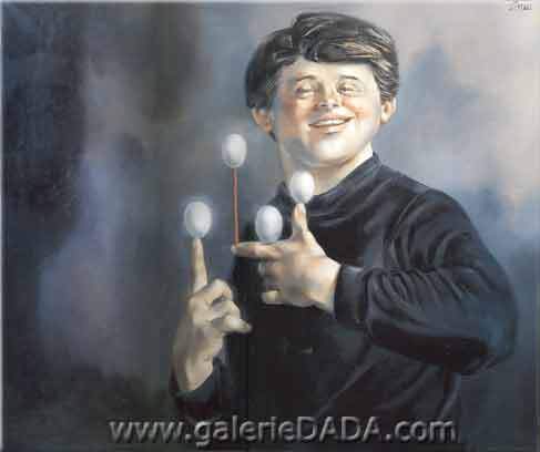 487x408 The Juggler - Enrique Painting