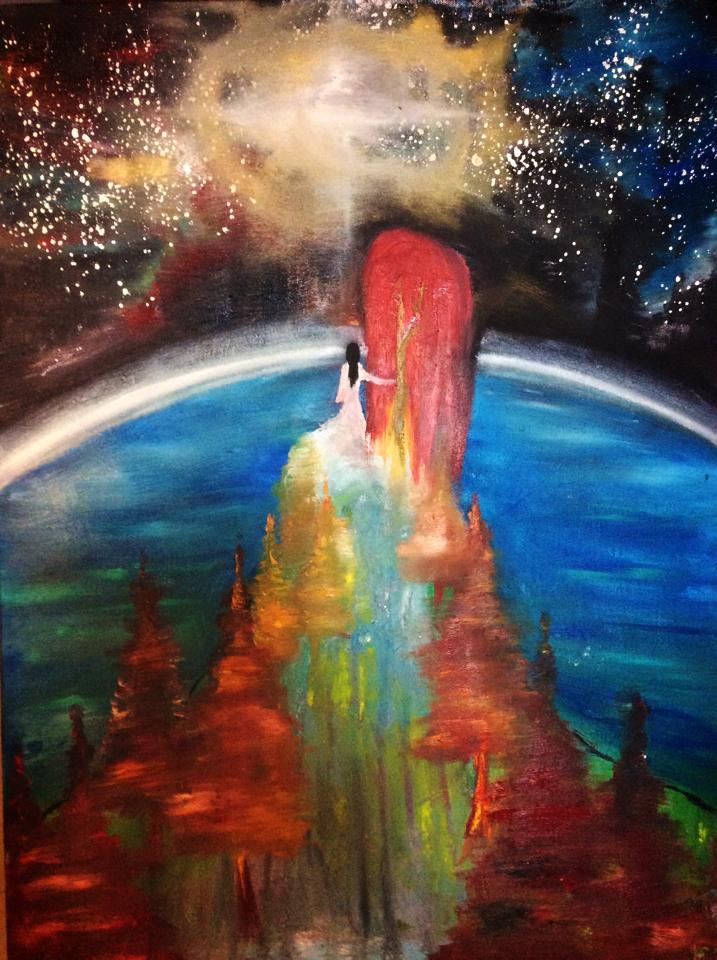 717x960 Enlightenment Puzzledbydanielk - Entrance To Enlightenment Painting