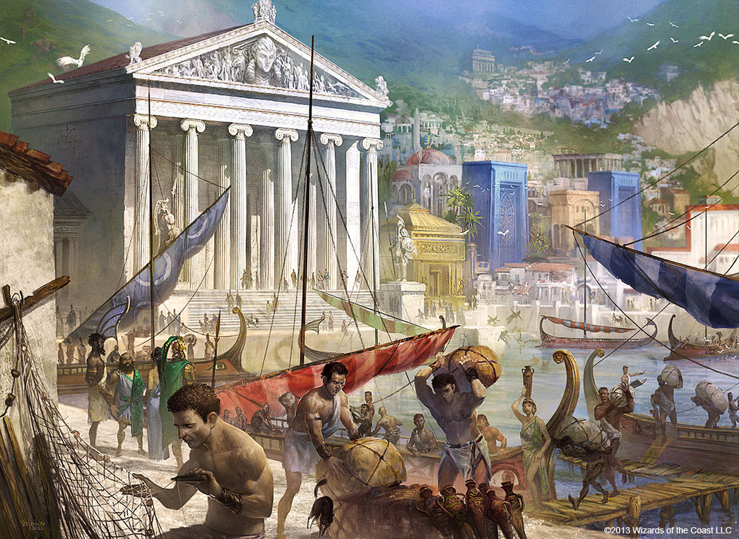 1046x764 Temple Of Enlightenment By Velinov - Entrance To Enlightenment Painting