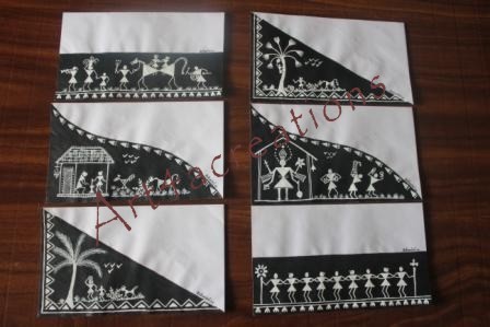 448x299 Envelopes Warli Art, Files, Folders Amp Notebooks Ezicraft - Envelope Painting