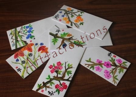 448x322 Envelopes Chinese Art, Files, Folders Amp Notebooks Ezicraft - Envelope Painting