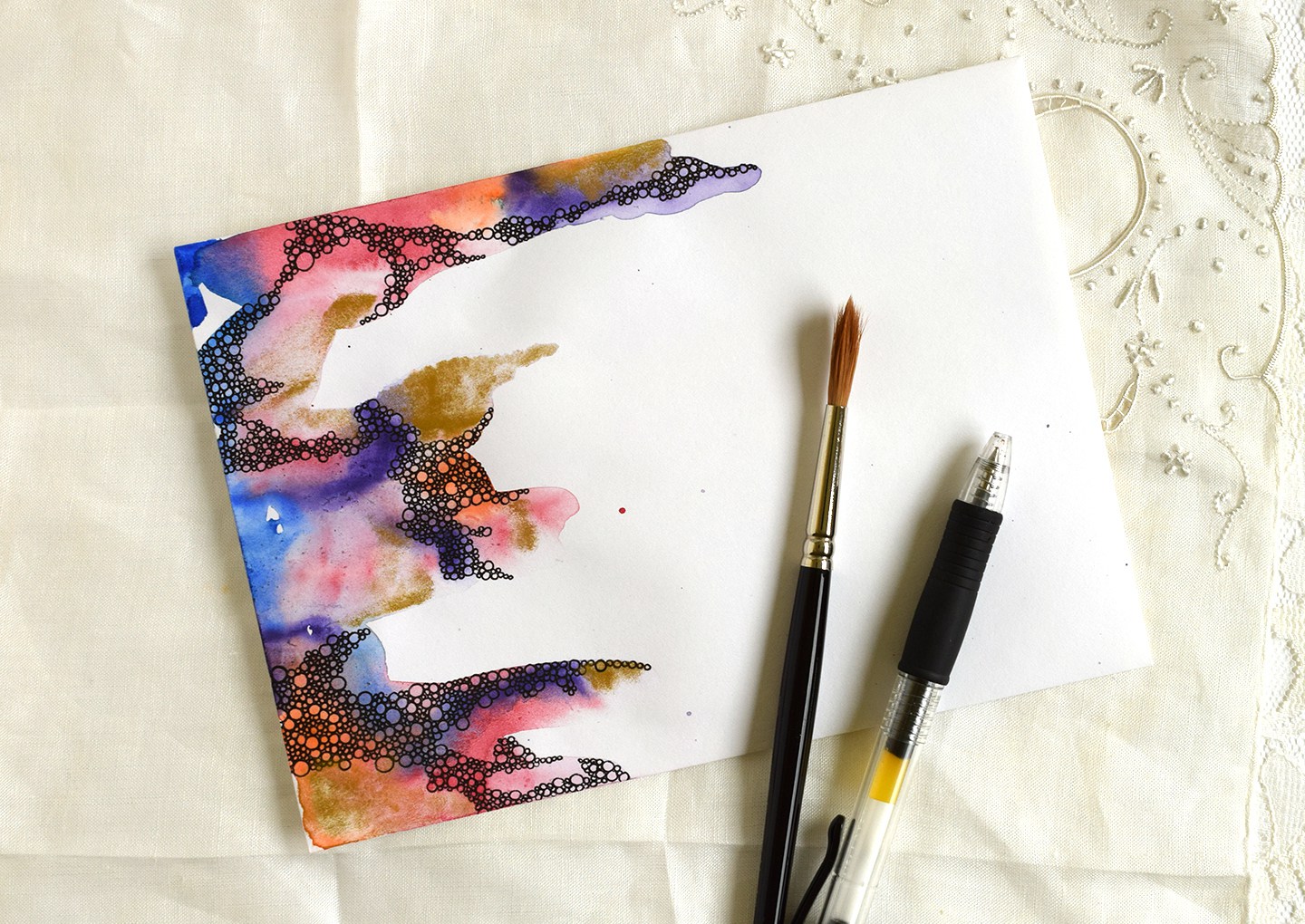 1440x1020 Three Creative Envelope Design Mini Tutorials The Postman's Knock - Envelope Painting