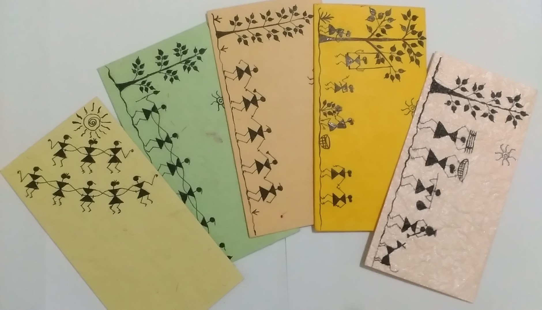 1880x1076 Warli Painting Envelopes - Envelope Painting