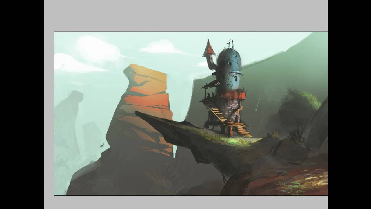 1280x720 Environment Speedpainting - Environment Painting