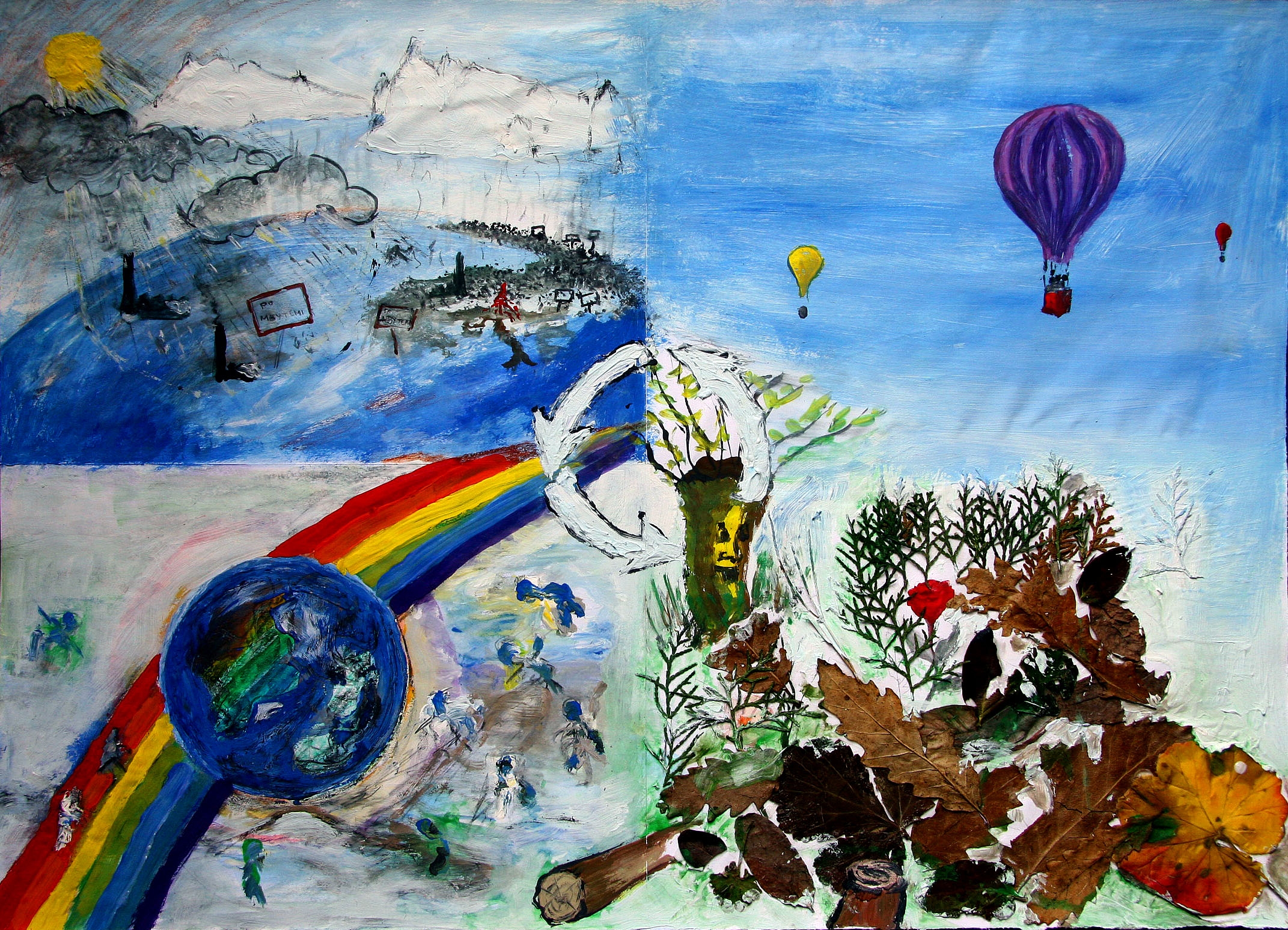 Environmental Issues Painting at Explore