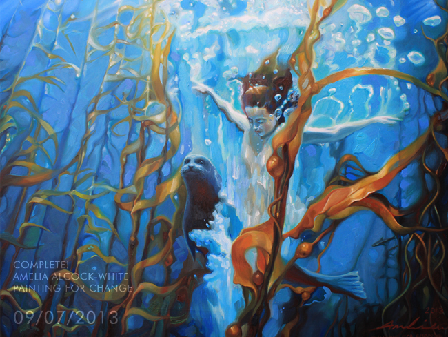 650x489 Painting For Change A Fine Art Fundraiser By Amelia Alcock White - Environmental Issues Painting