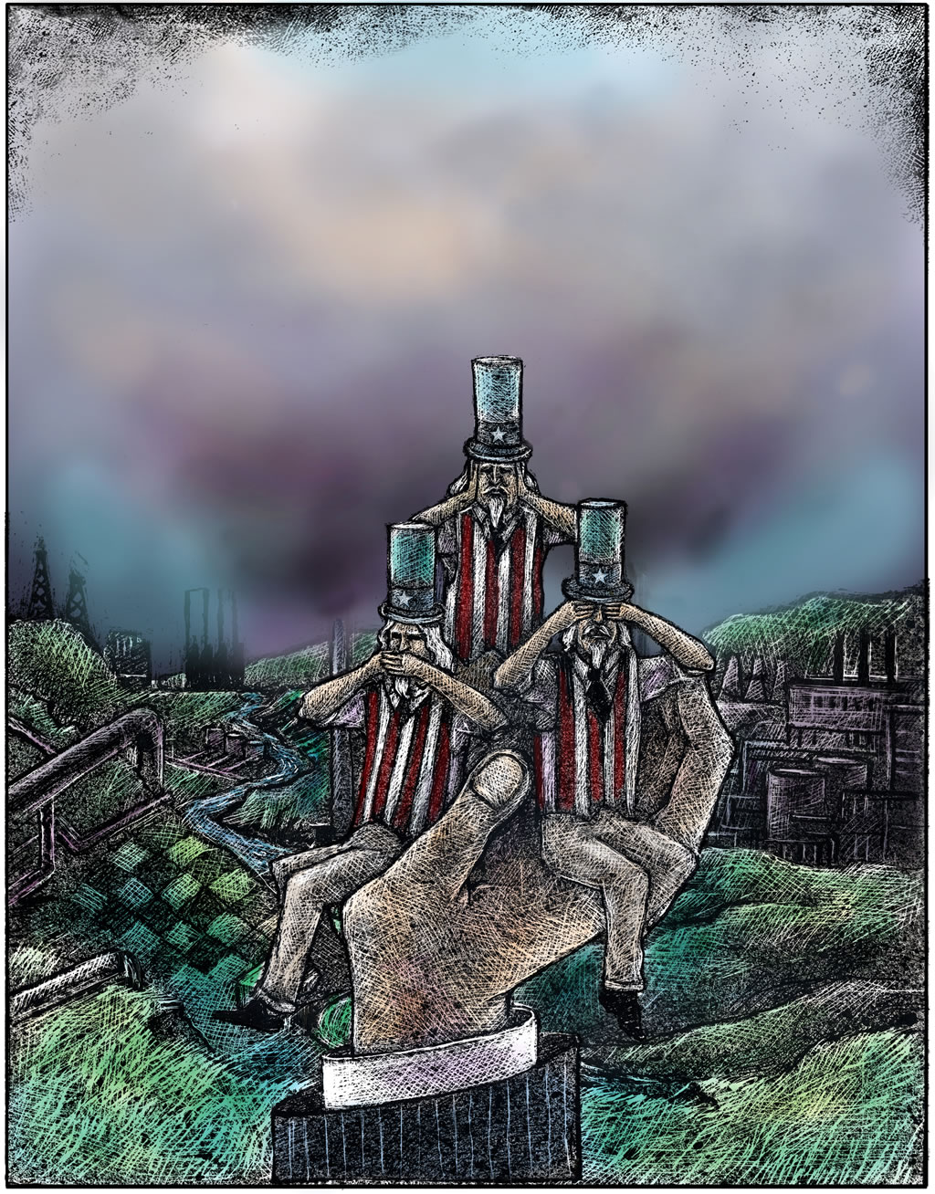 1024x1308 The Worst Environment Money Can Buy Earth Island Journal Earth - Environmental Issues Painting