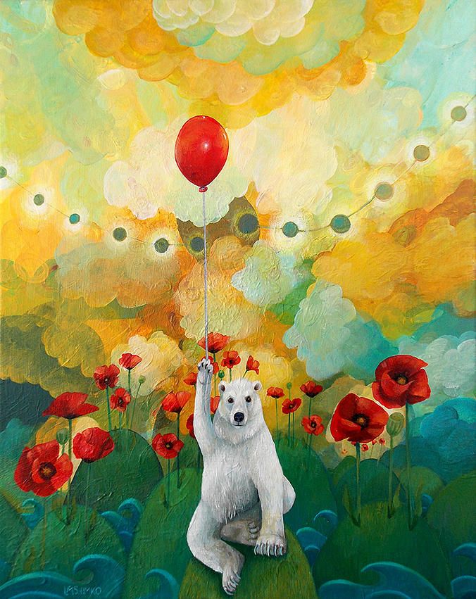 676x851 Shimkoart Shimko Paintings Environmental Issues - Environmental Issues Painting