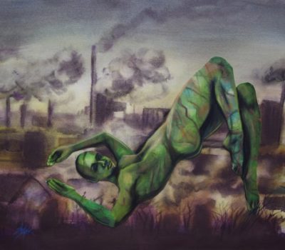 400x350 Environmental Art Paintings By Shelly Leitheiser - Environmental Issues Painting