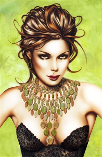 327x500 Janesko Original Painting Envy - Envy Painting