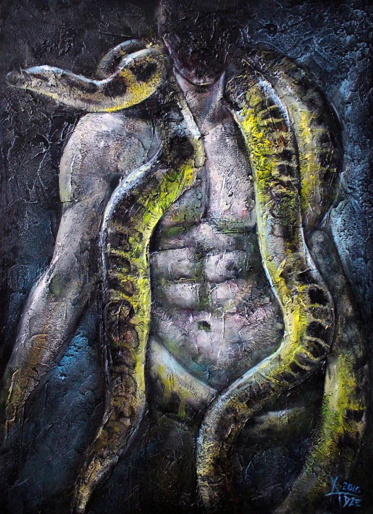 770x1060 Saatchi Art Envy (Invidia) Painting By Alla Dzevaltovska - Envy Painting