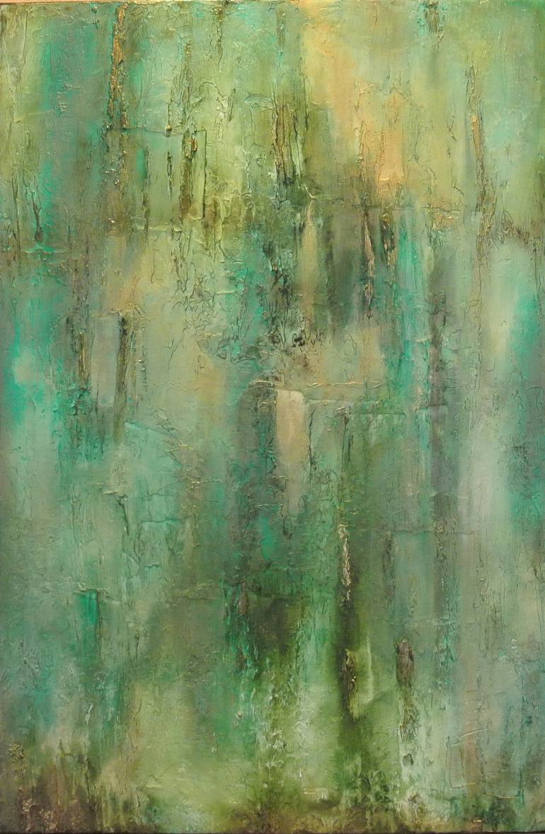 770x1179 Saatchi Art Green Envy Painting By Tamara Bettencourt - Envy Painting
