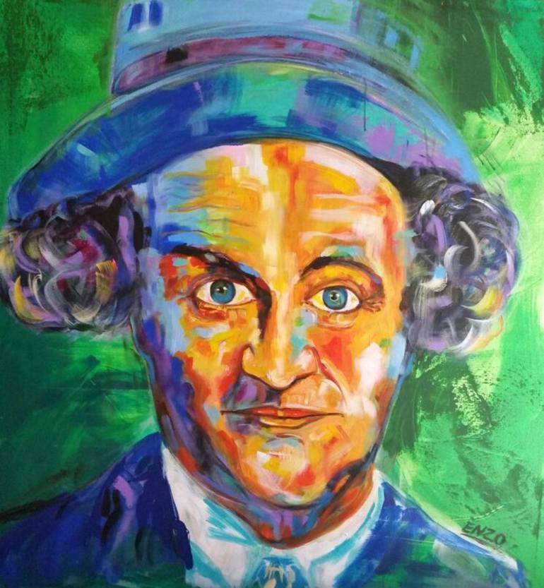 770x833 Saatchi Art The Three Stooges - Enzo Painting