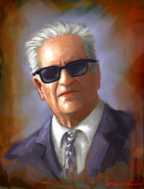 504x660 An Oil Painting A Day~ Enzo Ferrari Portrait - Enzo Painting