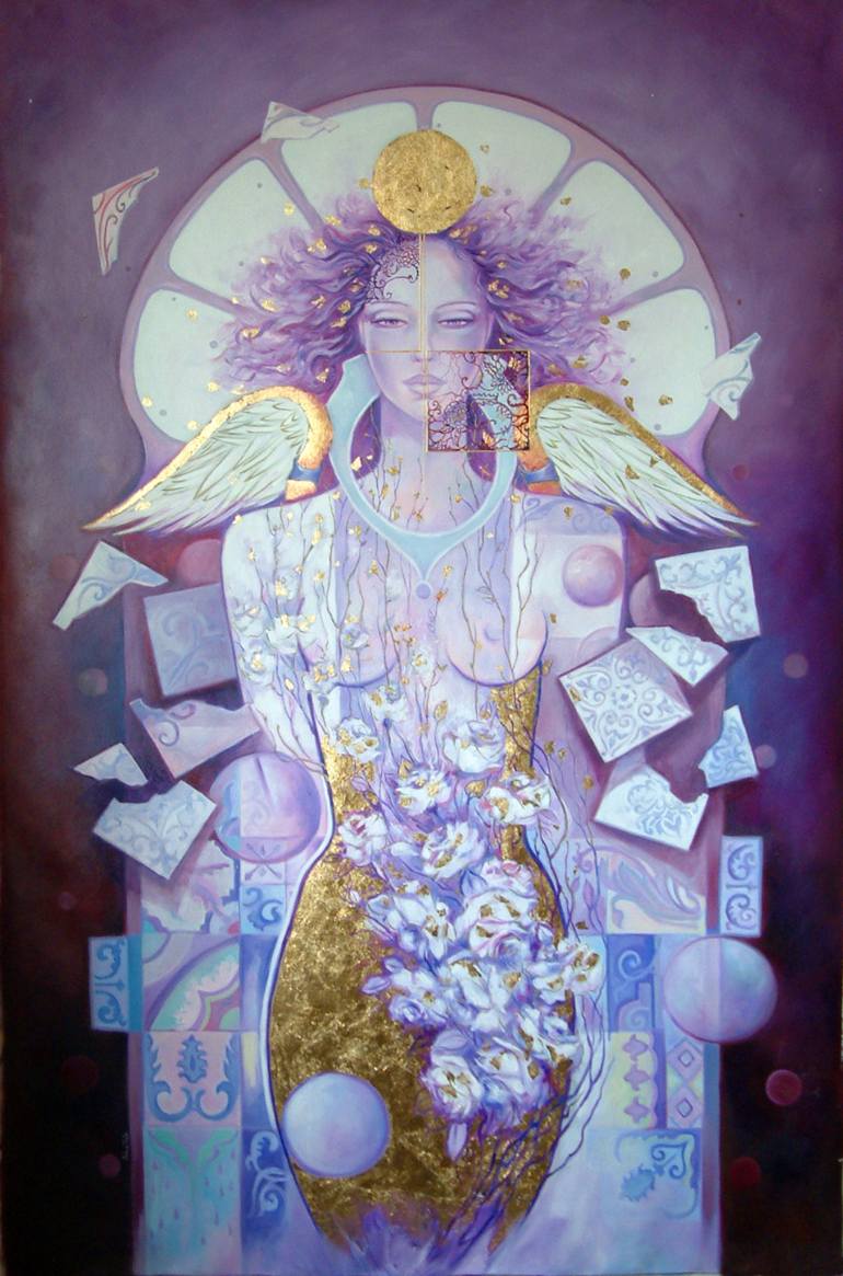 770x1165 Saatchi Art Eos Painting By Silvia Vale - Eos Painting