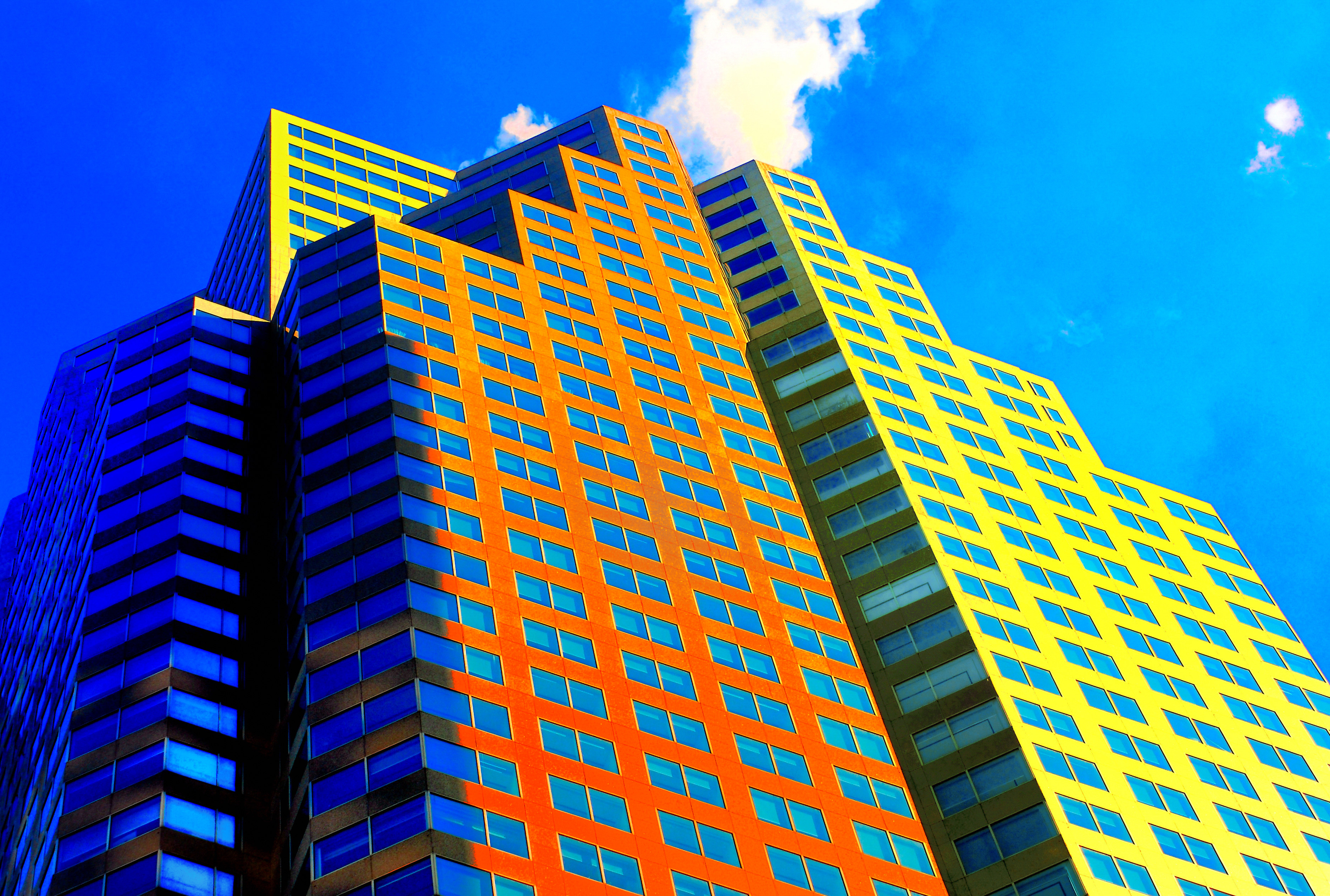 3750x2527 Wallpaper Windows, Toronto, Abstract, Geometric, Glass, Lines - Epainting