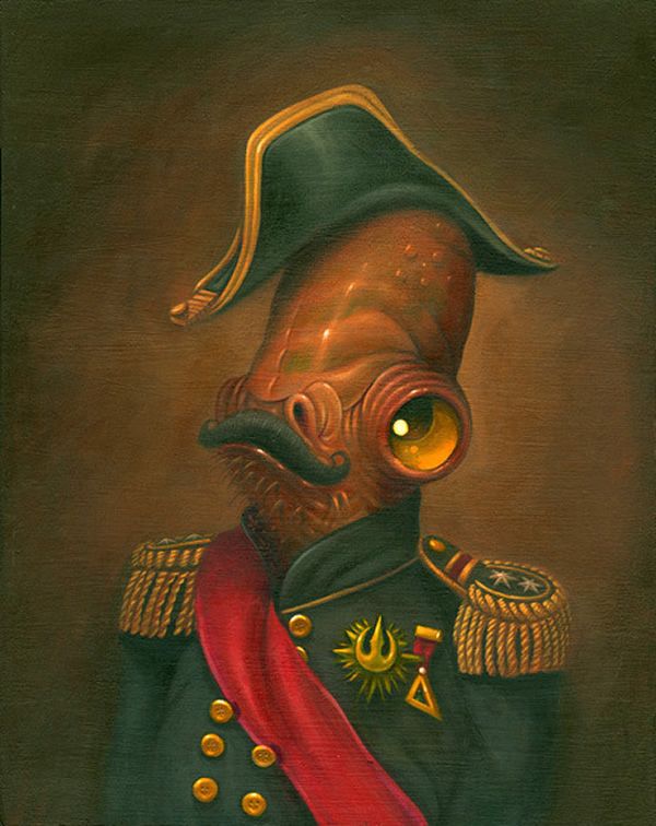 600x756 Magnitude An Epic Painting Of Admiral Ackbar [Pic] - Epic Painting